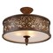 Cwi Lighting Nicole 5 Light Drum Shade Flush Mount With Brushed Chocolate Finish 9807C21-5-116 - alternate 1